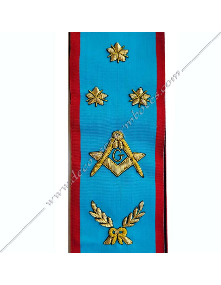 BRA048R-cordons-sautoirs-rubans-maitres-maconniques-accessoires-loges-myosotis-acacia-equerre-compas-fm-outils