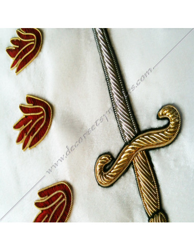 HRF011-aprons-elected-secrets-first-1st-orders-french-masonic-wisdom-decorations-grades-degrees-fm-superiors