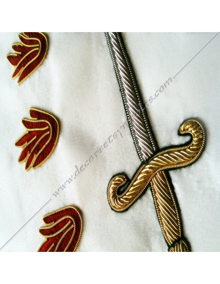 HRF011-aprons-elected-secrets-first-1st-orders-french-masonic-wisdom-decorations-grades-degrees-fm-superiors