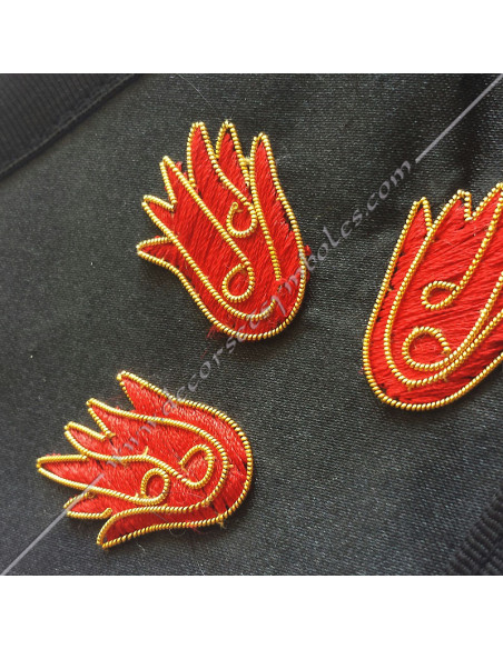 HRF011-aprons-elected-secrets-first-1st-orders-french-masonic-wisdom-decorations-grades-fm-degrees-superiors