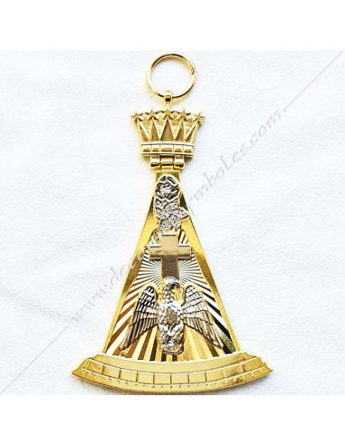 BBS240-masonic-jewels-4th-orders-rite-french-knights-rose-pink-cross-mobiles-articuled-18th-degrees-decorations-fm-aasr