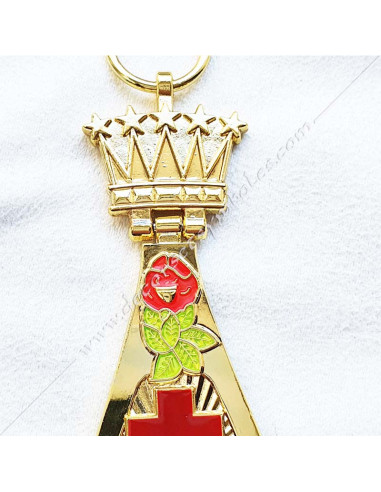 BBS240-bijoux-maconniques-4e-ordres-rite-francais-chevaliers-rose-croix-mobiles-articules-18e-degres-fm-decors-reaa