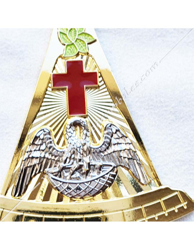 BBS240-masonic-jewels-4th-orders-rite-french-knights-rose-pink-cross-mobiles-articuled-fm-18th-degrees-decorations-aasr