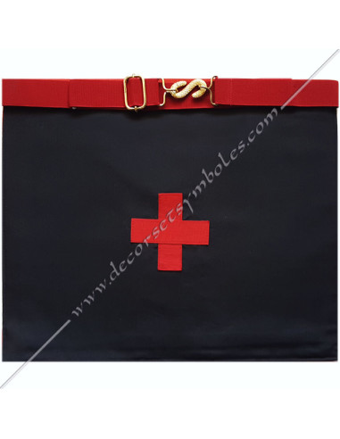 HRF016-pink-rose-cross-pelicans-masonic-aprons-4th-orders-french-chapters-wisdom-prince-grades-fm-decorations-rituals