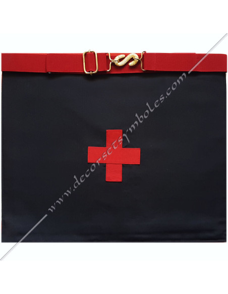 HRF016-pink-rose-cross-pelicans-masonic-aprons-4th-orders-french-chapters-wisdom-prince-grades-fm-decorations-rituals