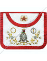 HRF204-ouroboros-prince-aprons-rose-pink-masonic-cross-4th-orders-rite-french-chapters-wisdom-grades-stars-fm