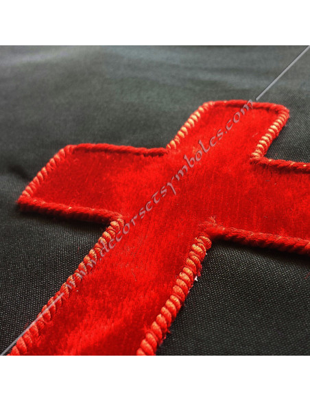 HRF204-ouroboros-prince-aprons-rose-pink-masonic-cross-4th-orders-rite-french-fm-chapters-wisdom-grades-stars