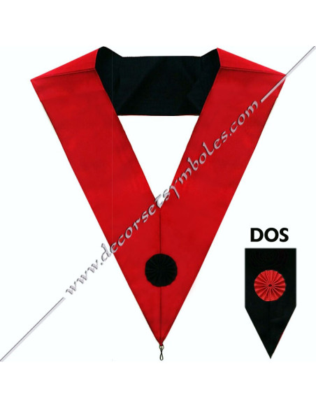 HRF142-masonic-collars-4th-orders-french-chapters-wisdom-grades-pink-rose-cross-sashes-accessories-fm