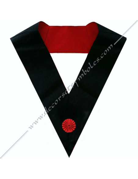 HRF142-sautoirs-maconniques-4e-ordres-cordons-francais-chapitres-sagesse-grades-rose-fm-croix