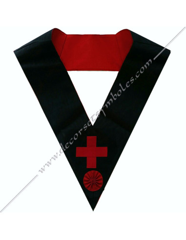 HRF143-sautoirs-4e-cordons-maconniques-ordres-francais-chapitres-rose-croix-sagesse-grades-fm-etoiles
