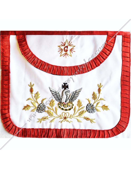 HRF052-princes-pink-cross-aprons-gcg-masonic-pelicans-decorations-french-chapters-roses-stars-fm